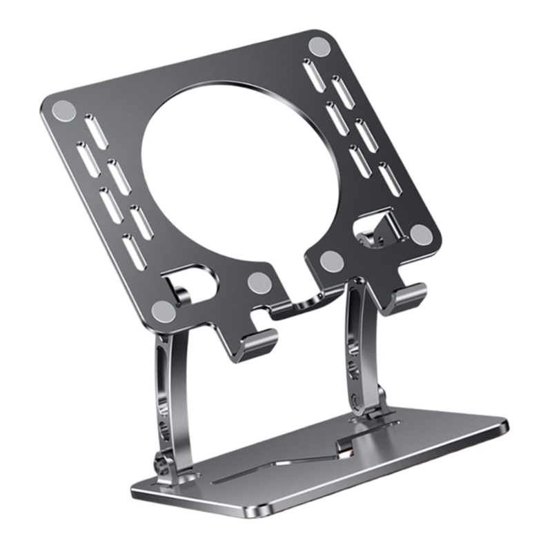 Cooling Stand Tablet - A2BA ขาตั้งแล็ปท็อปอลูมิเนียมแบบปรับได้สำหรับแท็บเล็ตและโน้ตบุ๊กขนาด 9.7 ถึง 17.3 นิ้วที่มีการหมุนแกนคู่และการออกแบบความเย็น