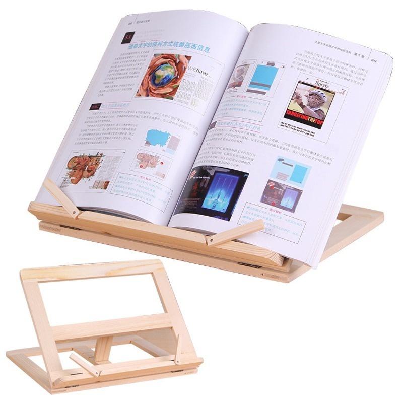 Tablet Lap Desk - ชั้นวางหนังสือไม้ 1 ชิ้น สำหรับอ่านหนังสือ ที่วางหนังสือ ที่รองแท็บเล็ต