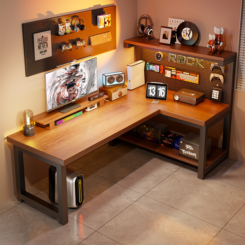 Tablet Lap Desk - โต๊ะคอมพิวเตอร์เข้ามุมทันสมัย โต๊ะรูปตัว L โต๊ะอเนกประสงค์สำหรับใช้ในบ้าน ห้องนอน โต๊ะเรียน