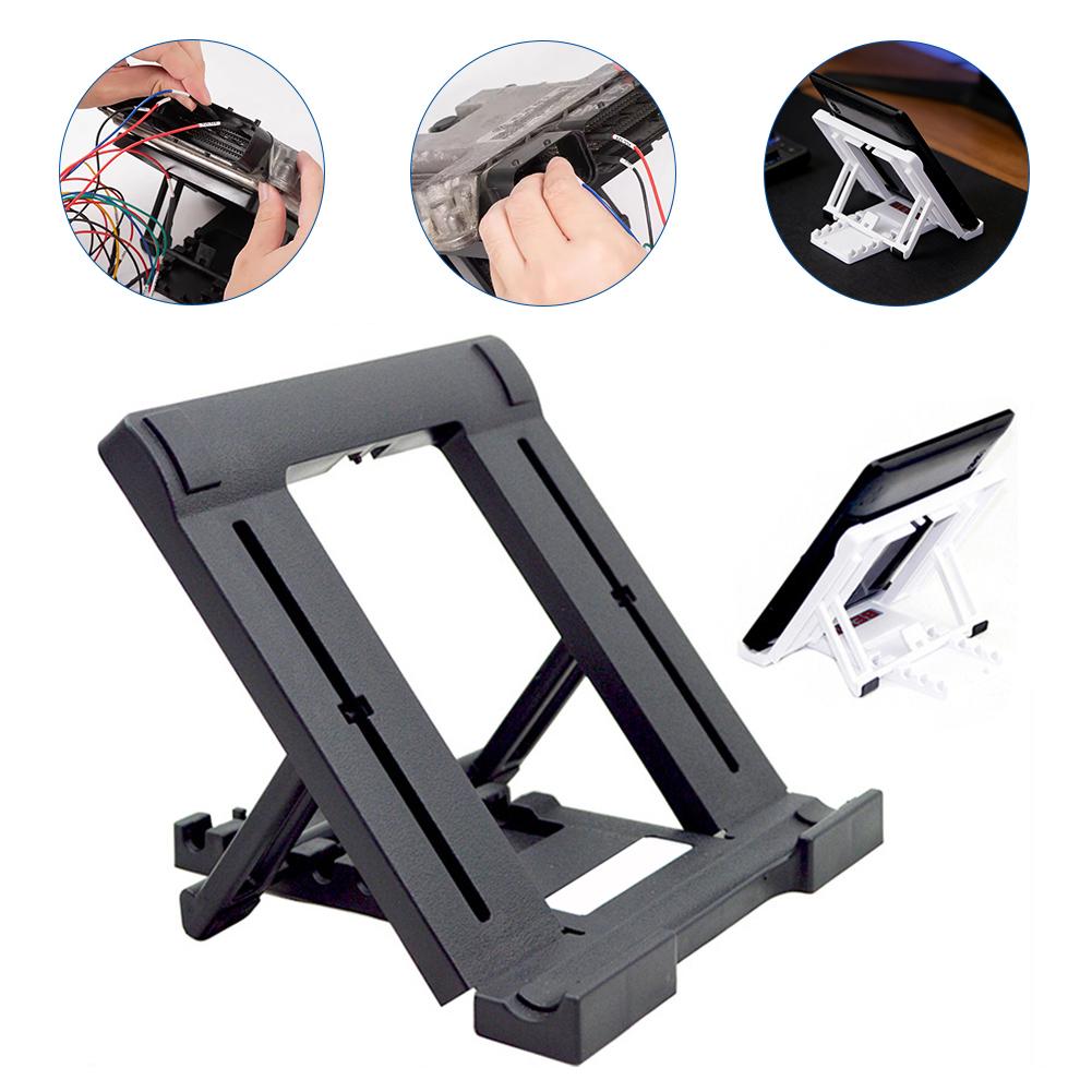 Cooling Stand Tablet - ที่วางแท็บเล็ตขาตั้งแบบพับได้ขายึดอเนกประสงค์มินิซัพพอร์ตสีดำสำหรับเด็กแนวนอนแนวตั้งทนทานการชาร์จวิดีโอเกม