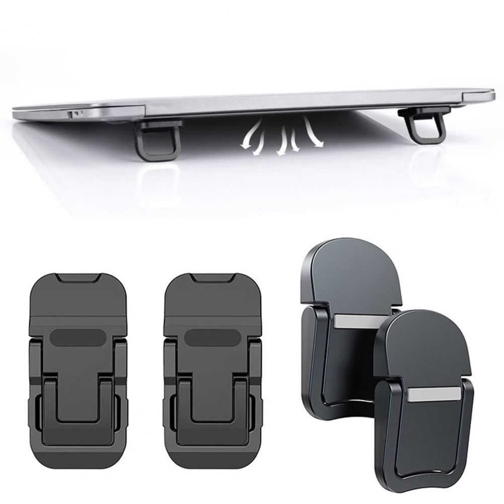 Tablet Lap Desk - 1 คู่ขาตั้งแล็ปท็อปคอมพิวเตอร์คีย์บอร์ดผู้ถือพับได้ MINI ขนาดคอมพิวเตอร์ผู้ถือประหยัดพื้นที่ Desk Organizer