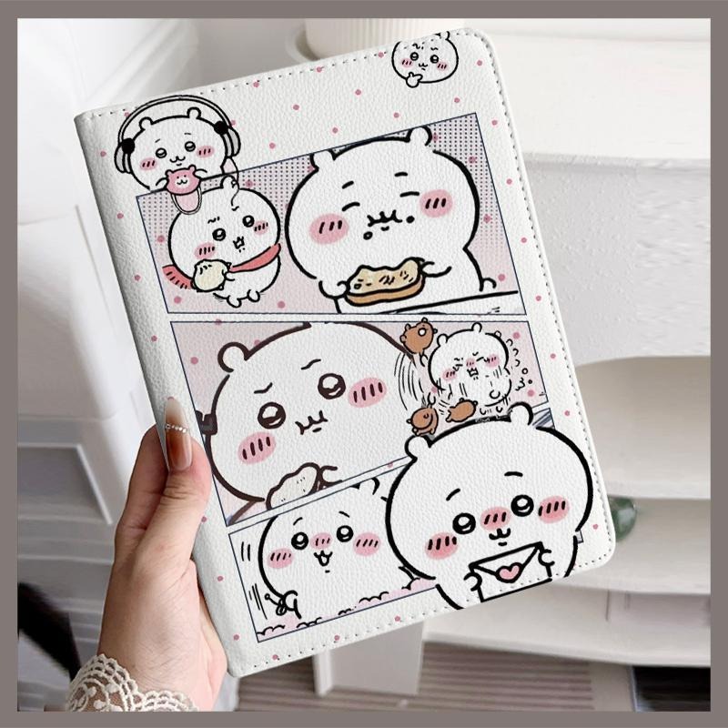 Tablet Cute Accessories - เคสไอแพด ชิคคาว่าน่ารัก พร้อมช่องใส่ดินสอ ป้องกันการกระแทก สำหรับ iPad