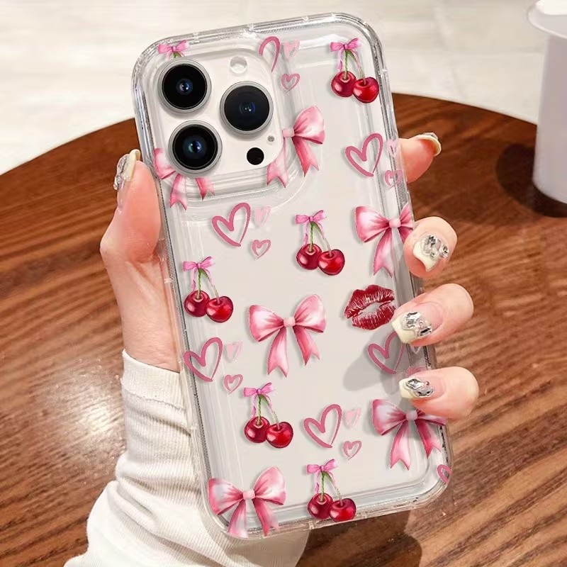 เคสโทรศัพท์ซิลิโคนใสลายเชอร์รี - Samsung Galaxy A55 บทวิจารณ์และราคา