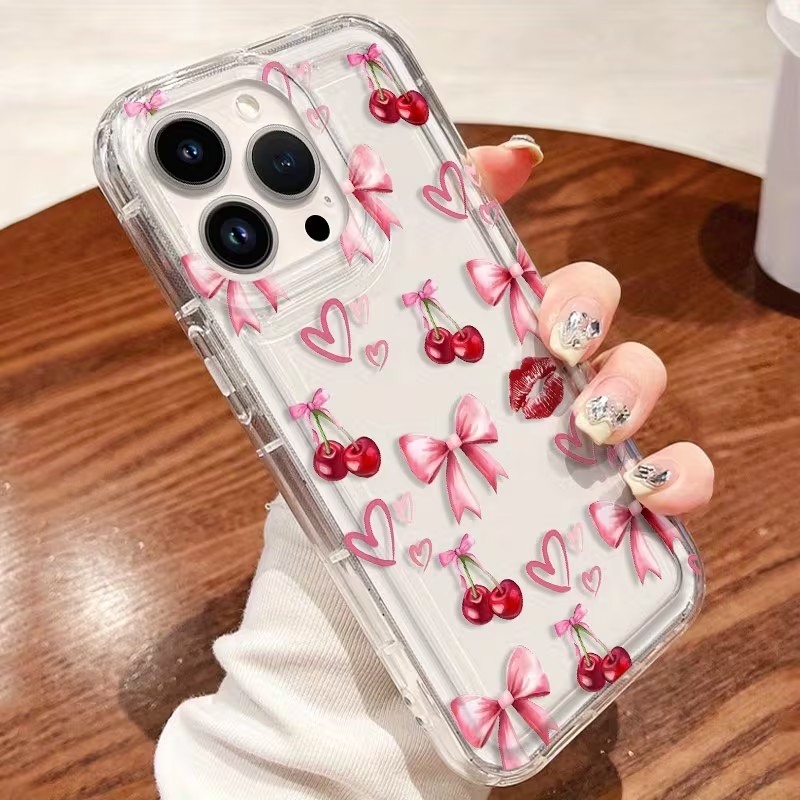 เคสโทรศัพท์ซิลิโคนใสลายเชอร์รี - Samsung Galaxy A55 บทวิจารณ์และราคา