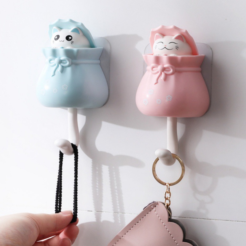 ครัวเรือนการ์ตูนแมวตะขอตกแต่ง  - Tablet Cute Accessories บทวิจารณ์และราคา