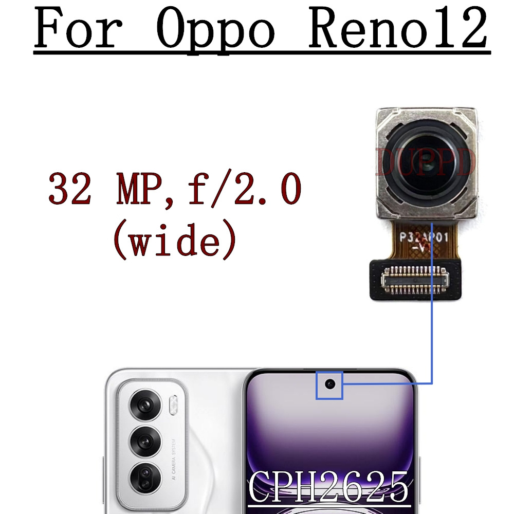 กล้องด้านหลังด้านหน้าสําหรับ O - Oppo Reno 12 บทวิจารณ์และราคา