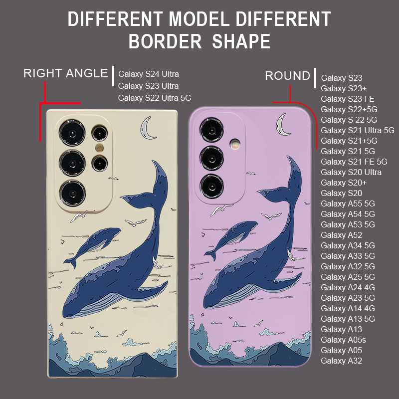 เคสโทรศัพท์ลายวาฬ สำหรับ Samsu - Samsung Galaxy A55 บทวิจารณ์และราคา