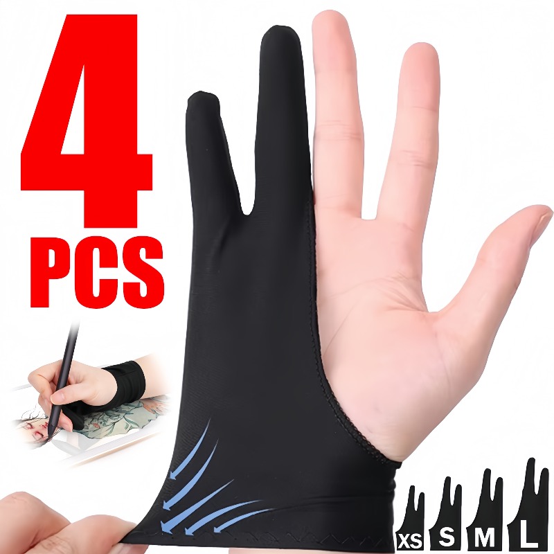 อะคริลิคไฟเบอร์ Anti-touch ถุง - Drawing Glove Artist บทวิจารณ์และราคา