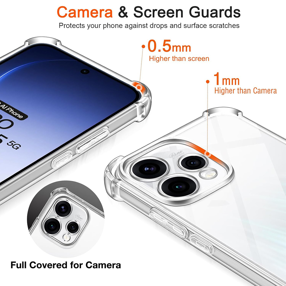 กันกระแทกโปร่งใสเคสนุ่มสำหรับอ - Oppo Reno 12 บทวิจารณ์และราคา