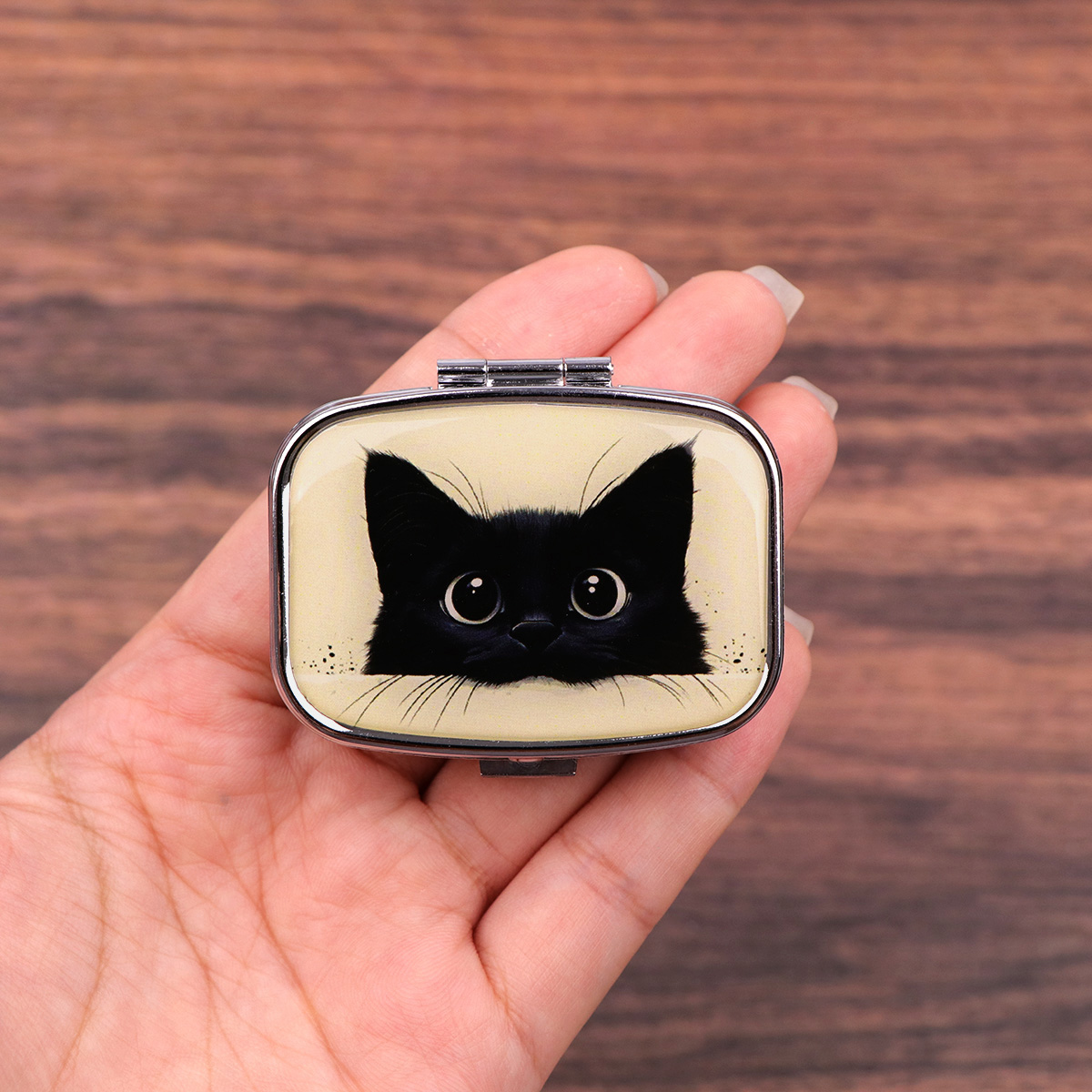 กล่องใส่ยาพกพาสำหรับแมวสีดำน่า - Tablet Cute Accessories บทวิจารณ์และราคา