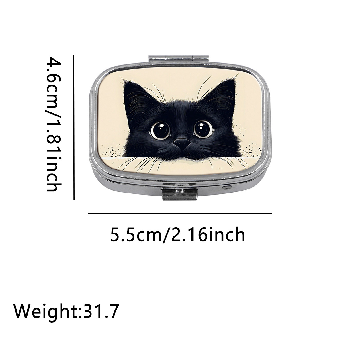 กล่องใส่ยาพกพาสำหรับแมวสีดำน่า - Tablet Cute Accessories บทวิจารณ์และราคา