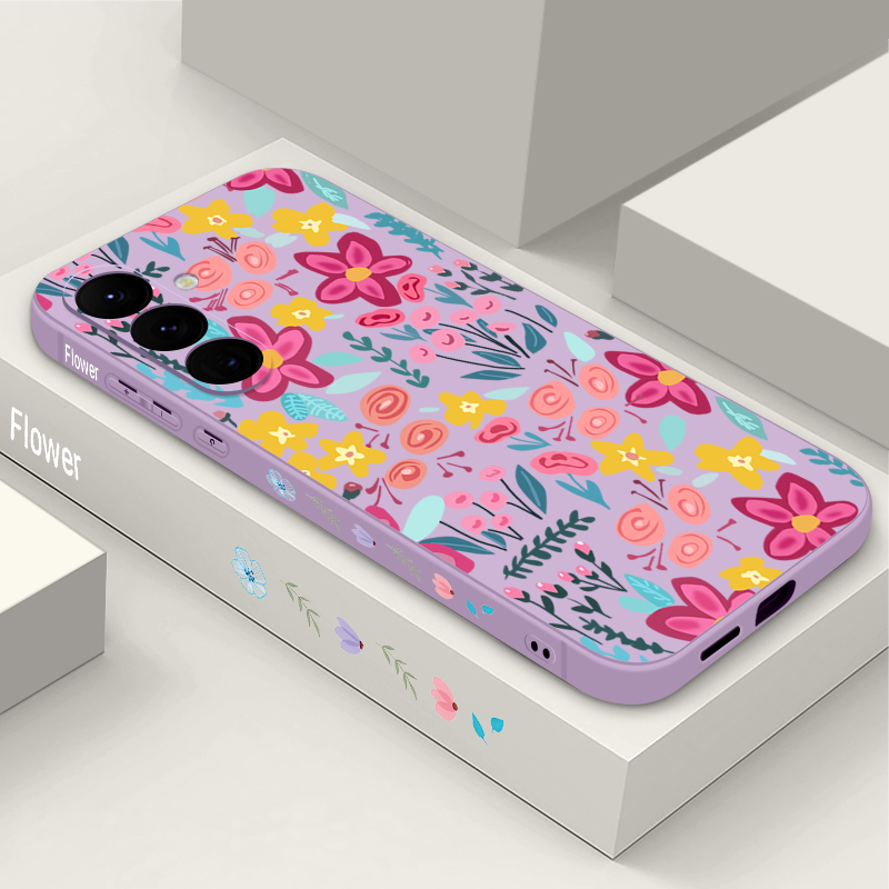 ดอกไม้ลายดอกไม้เคสโทรศัพท์สำหร - Samsung Galaxy A55 บทวิจารณ์และราคา