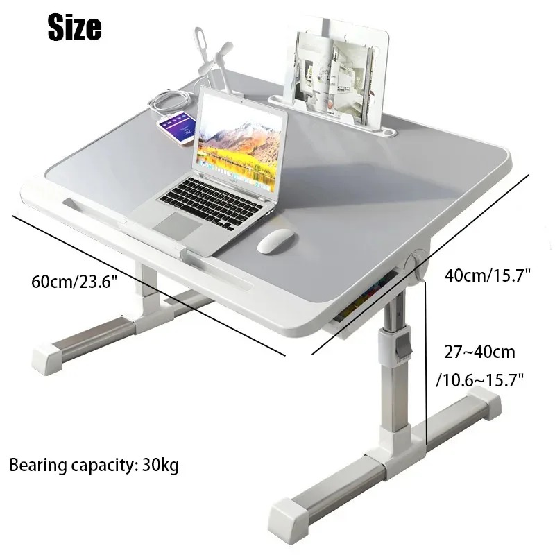 เตียงแล็ปท็อปโต๊ะถาดเตียงแล็ปท - Tablet Lap Desk บทวิจารณ์และราคา
