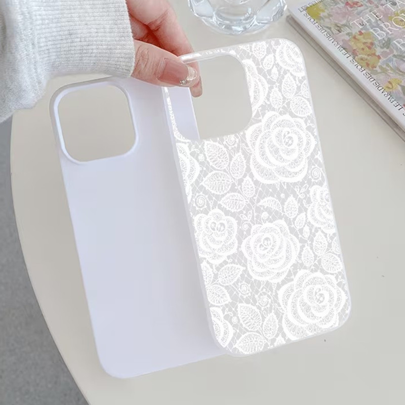 เคสโทรศัพท์ลายดอกไม้ลูกไม้สีขา - Samsung Galaxy A55 บทวิจารณ์และราคา