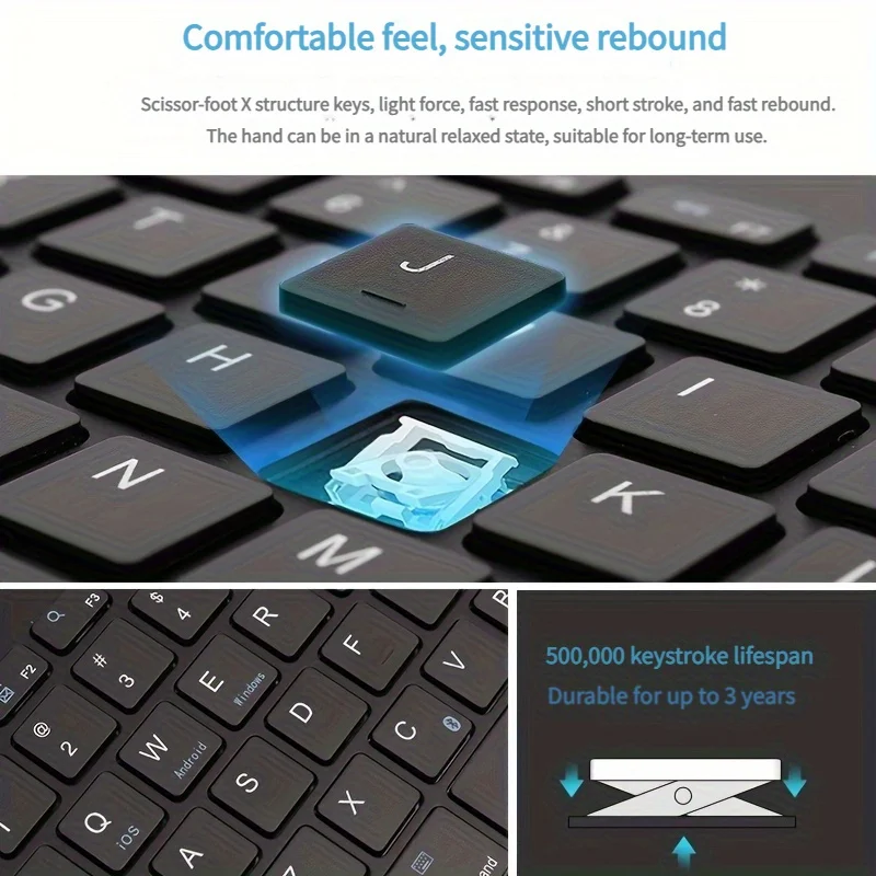 คีย์บอร์ดไร้สายบลูทูธ คีย์บอร์ - Android Tablet Gaming Accessories บทวิจารณ์และราคา