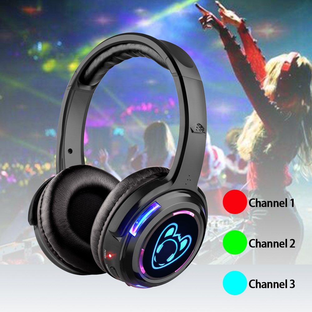 ไฟกระพริบ LED หูฟังดิสโก้เงียบ - Wired Earphone Lightning บทวิจารณ์และราคา