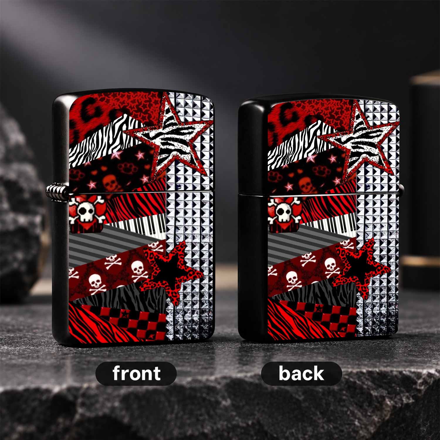 ไฟแช็กลายแพทช์เวิร์คสีแดงดำสุด - Zebra Tablet Accessories บทวิจารณ์และราคา