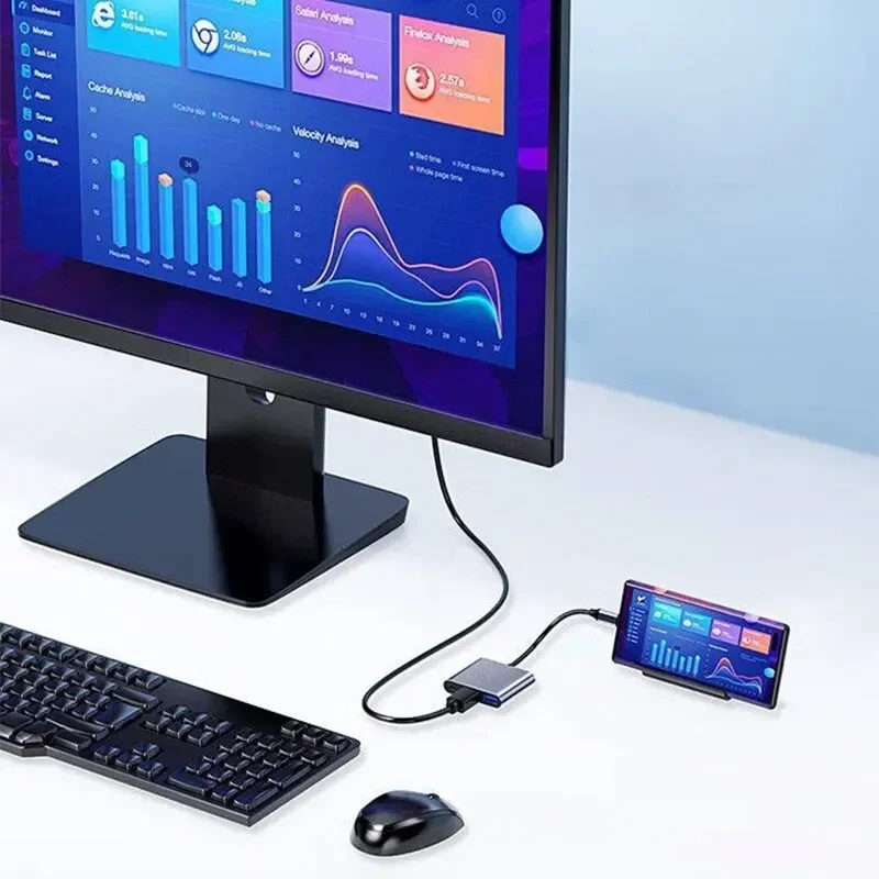 อะแดปเตอร์มัลติพอร์ต Type-C 3- - Usb Hub Type C บทวิจารณ์และราคา