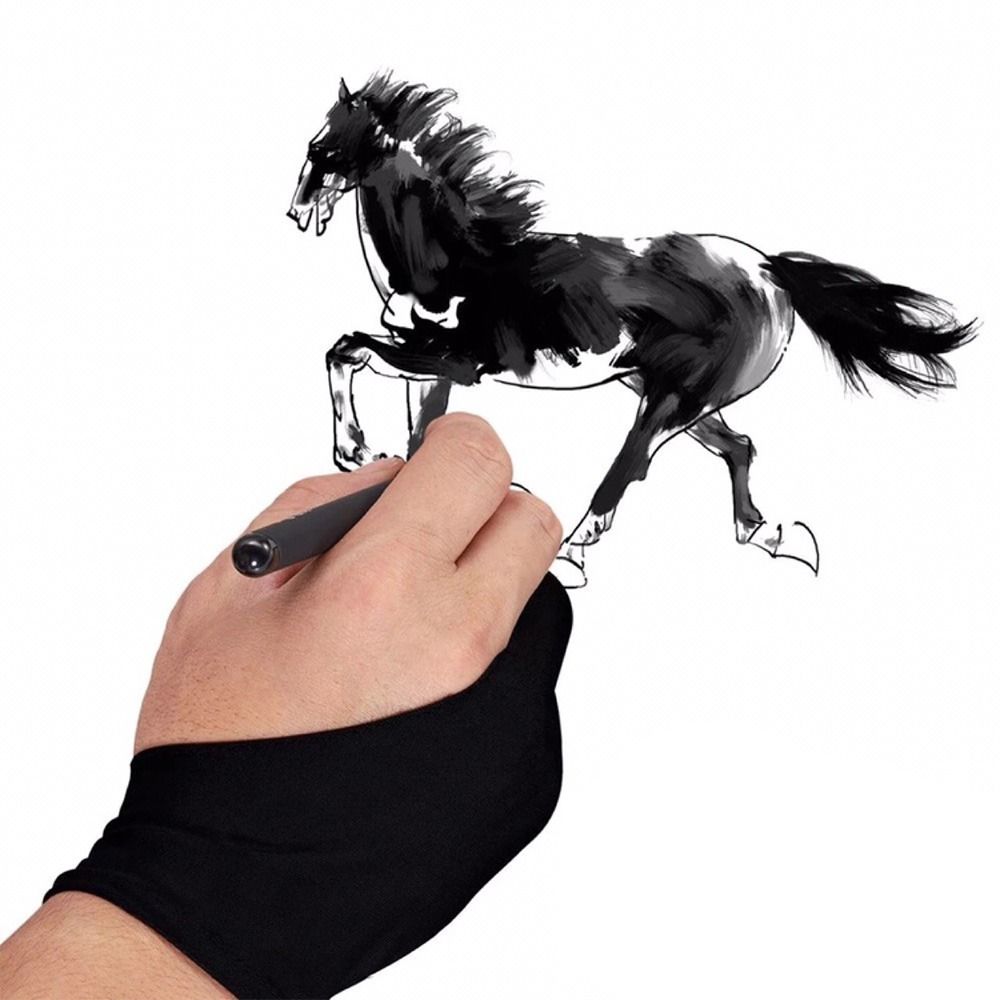 ถุงมือสำหรับศิลปิน ป้องกันรอยข - Drawing Glove Artist บทวิจารณ์และราคา