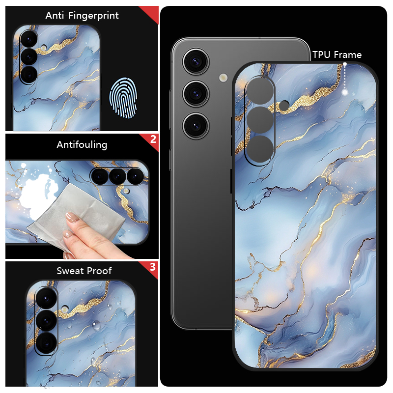 เคสโทรศัพท์ลายหินอ่อนแบบนิ่ม T - Samsung Galaxy A55 บทวิจารณ์และราคา